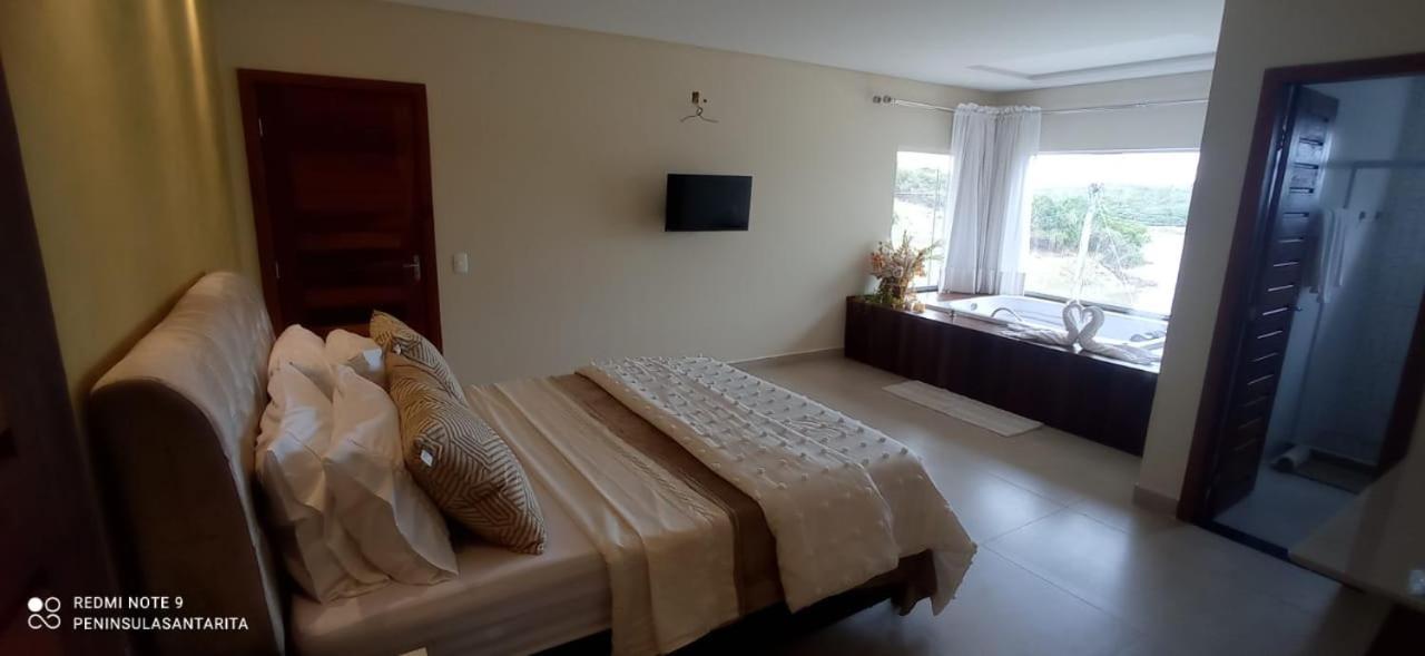 Pousada Peninsula Santa Rita Guarapari Exteriör bild