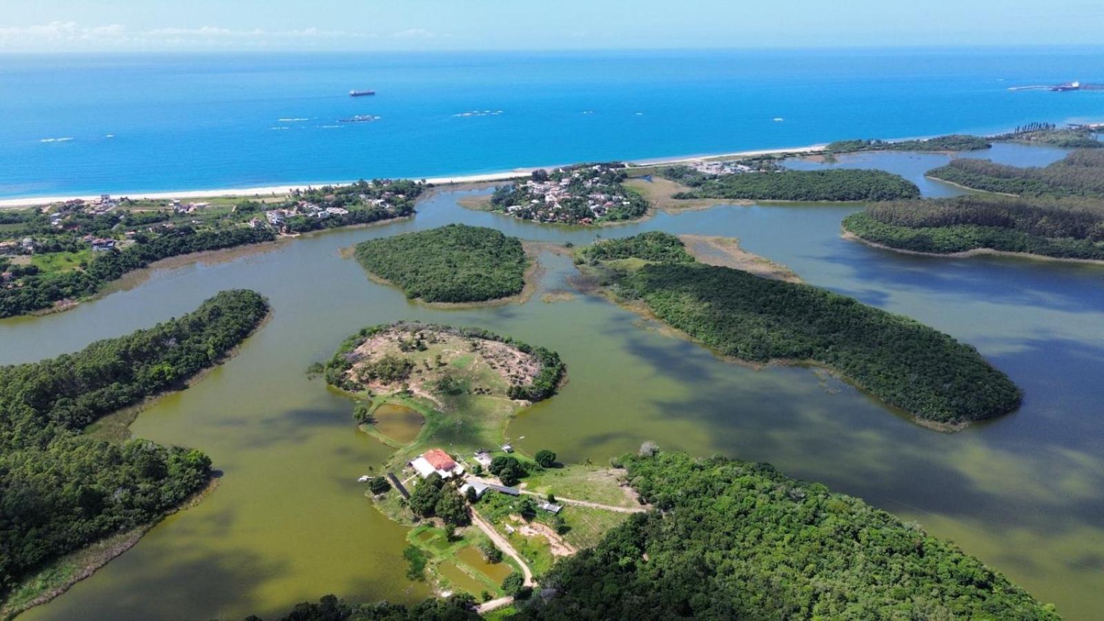 Pousada Peninsula Santa Rita Guarapari Exteriör bild