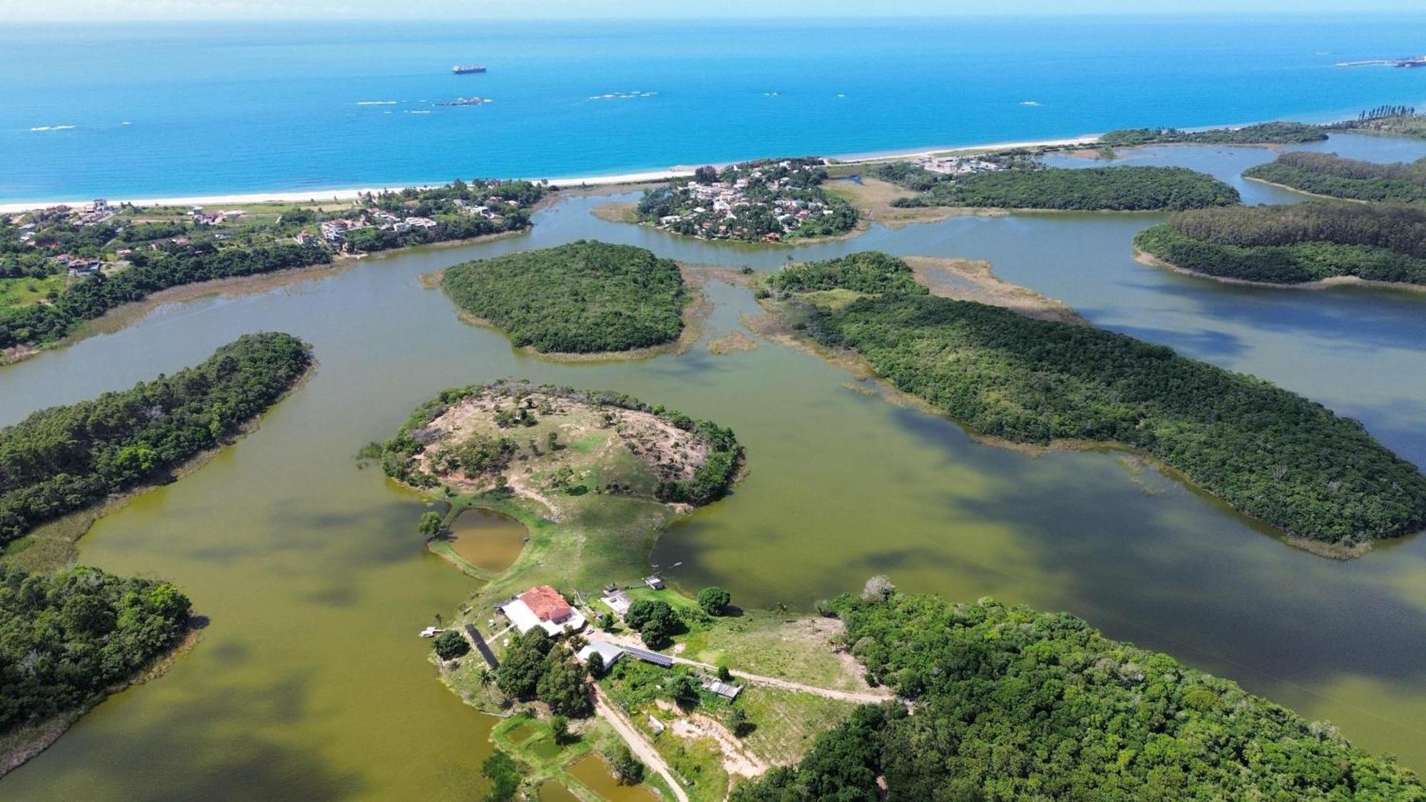Pousada Peninsula Santa Rita Guarapari Exteriör bild